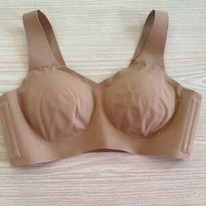 Honeylove Brown Full Coverage Bra with Molded Cups and Adjustable Straps